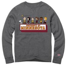 Streaker Sports Peanuts & The Gang Sweatshirt - S, Gray