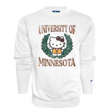 Blue 84 University of Minnesota Hello Kitty Crewneck Sweatshirt  - XS, White