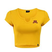 Hype and Vice University of Minnesota Women's Cali Tee - XS, Gold