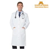 Nurse Anesthesia Men's 5 Button Lab Coat - 32, White