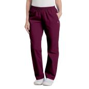 Women's Classic Relaxed Scrub Pant - S, Maroon