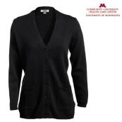 Women's Community-University Cardigan Sweater - S, Black