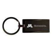 University of Minnesota Metal Key Chain - Black
