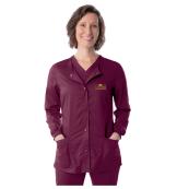 Women's Nurse Anesthesia Modern Surplice Tunic - XS, School of Nursing, Anesthesia, Medical Laboratory Sciences - Wine