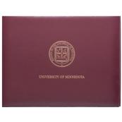 8 X 10 University of Minnesota Certificate Holder - 8x10