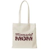 University of Minnesota Mom Canvas Tote Bag  - Oatmeal / Khaki / Tan