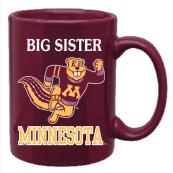 University of Minnesota Charging Goldy Big Sister Mug - Maroon