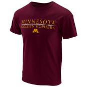 University of Minnesota Golden Gophers T-Shirt - S, Maroon