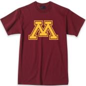  University of Minnesota Big M T-Shirt - S, Maroon