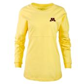 Boxercraft University of Minnesota Women's Long Sleeved Jersey - S, Gold