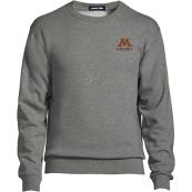 Lands' End M Hockey Unisex Crewneck Sweatshirt - S, Gray