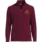 Lands' End M Hockey Men's Thermacheck Fleece Full Zip Jacket - M, Maroon