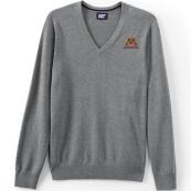 Lands' End University of Minnesota Grandpa Unisex Modal Sweater  - XS, Gray