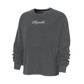Nike University of Minnesota Women's Crewneck Sweatshirt  - S, Dark Gray / Charcoal