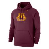  Nike University of Minnesota Hockey Hoodie - S, Maroon
