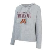 Concepts Sport  University of Minnesota Women's Hooded Lounge Top - M, Gray