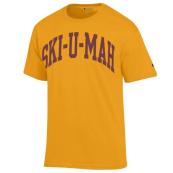 Champion University of Minnesota Ski-U-Mah T-Shirt - M, Gold