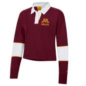 Champion University of Minnesota Women's Cropped Shirt - XS, Maroon