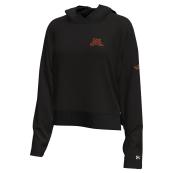 Under Armour University of Minnesota Women's Cropped Hoodie  - XS, Black