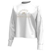 Under Armour University of Minnesota Women's Fleece Crewneck Sweatshirt - XS, White