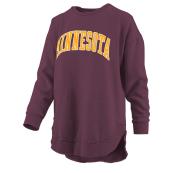 Pressbox University of Minnesota Women's Fleece Sweatshirt  - L, Maroon