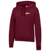 Champion University of Minnesota Women's Pennant Hoodie  - S, Maroon