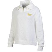 Gear for Sports University of Minnesota Women's Quarter Zip Quilted Pullover  - S, White