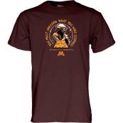 Blue 84 University of Minnesota Star Wars Yoda T-Shirt  - M, Maroon