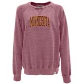 Blue 84 University of Minnesota Women's Crewneck Sweatshirt  - S, Maroon