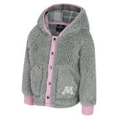 Colosseum University of Minnesota Toddler Girl's Sherpa Jacket  - 2T, Gray