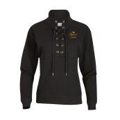 BOXERCRAFT Pullover Lace Up Golden Eagle Head Minnesota Crookston - S, Black