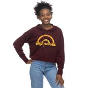ZooZatz Women's University of Minnesota Crop Hoodie - S, Maroon