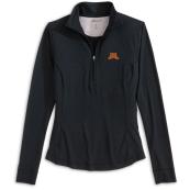 Johnnie-O University of Minnesota Women's Quarter Zip Pullover  - S, Black