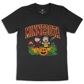 Streaker Sports Peanuts The Great Pumpkin University of Minnesota T-Shirt  - S, Black