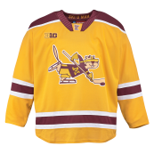University of Minnesota Golden Gophers Replica Hockey Jersey - S, Gold