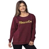 Chicka-D University of Minnesota Women's Sweater - S, Maroon
