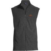 Lands' End University of Minnesota Grandpa Men's Thermacheck Fleece Vest  - M, Gray
