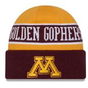 New Era Children's University of Minnesota Reversible Knit M Cap  - Child, Maroon