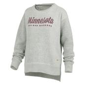 Pressbox Women's University of Minnesota Torrington Crew - XL, Oatmeal / Khaki / Tan