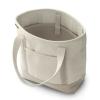 Lands' End Medical School Open Top Canvas Tote - M, Oatmeal / Khaki / Tan
