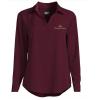 Lands' End Minnesota Carlson Women's Long Sleeve Polo Blouse - XS, Maroon